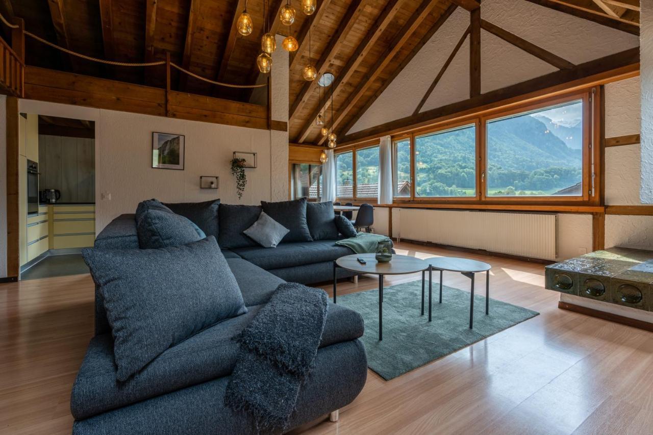 Jungfrau-View Apartment, Terrace & Free Parking Wilderswil Exterior photo