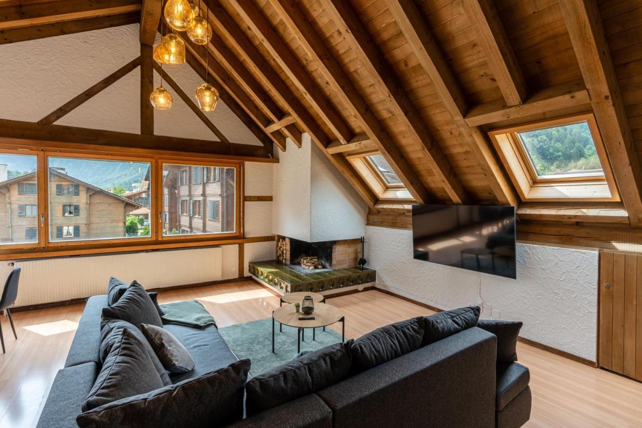 Jungfrau-View Apartment, Terrace & Free Parking Wilderswil Exterior photo